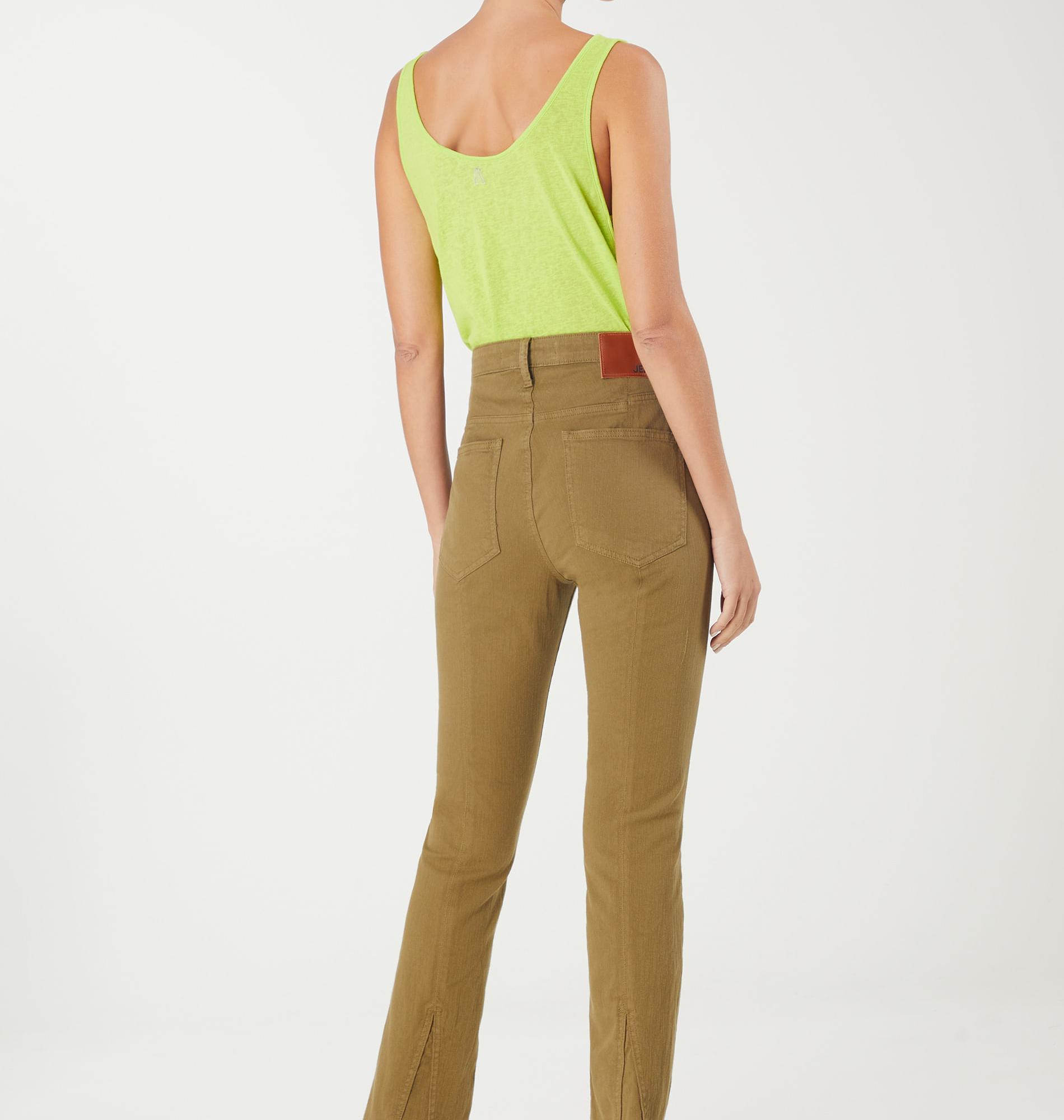 Calca Cool Skinny Color Barra a Fio