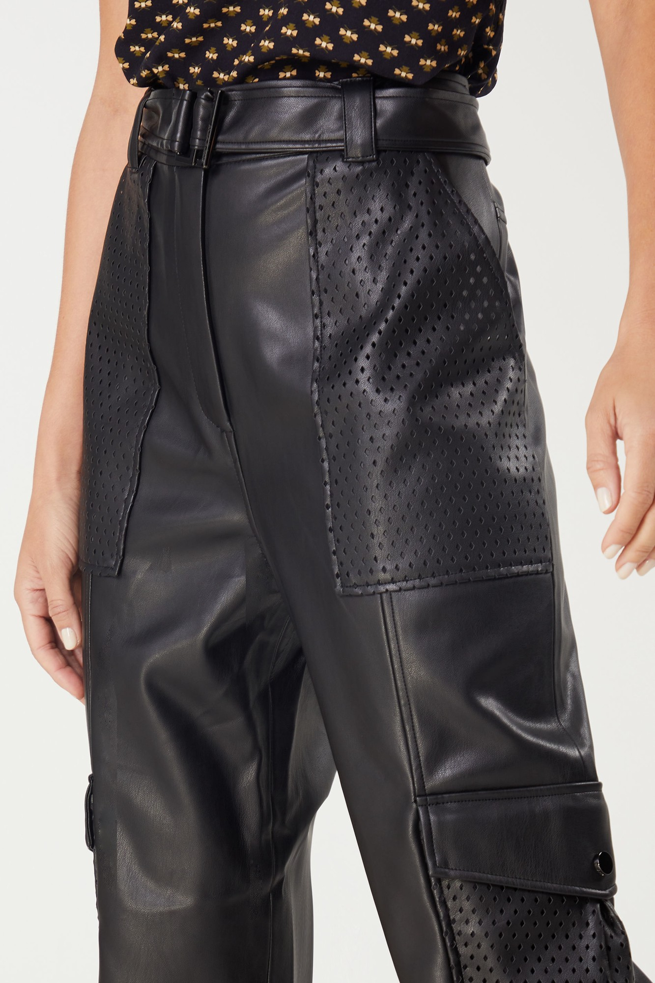 Calca Like Leather Telado