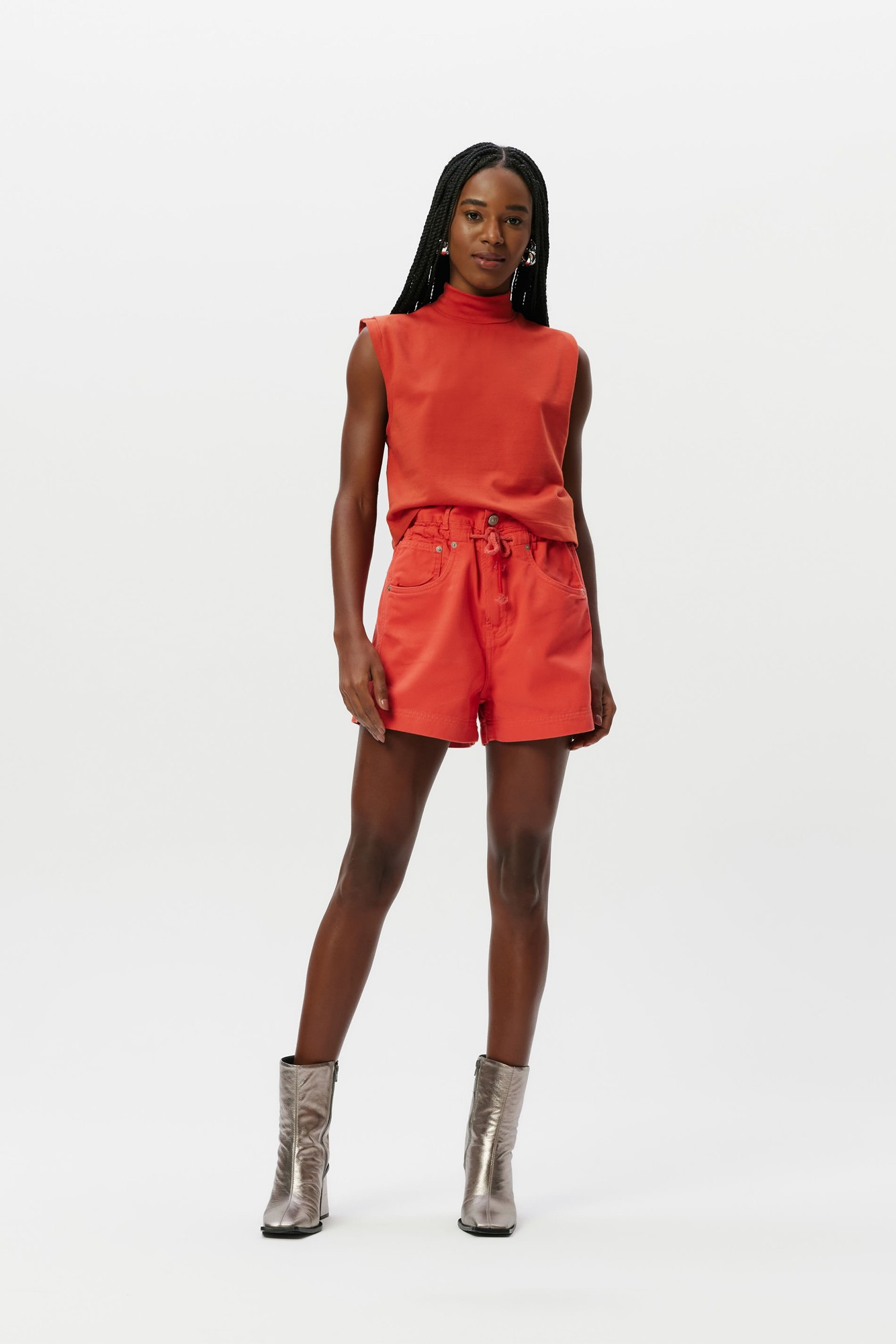 Blusa Gola Alta Malha