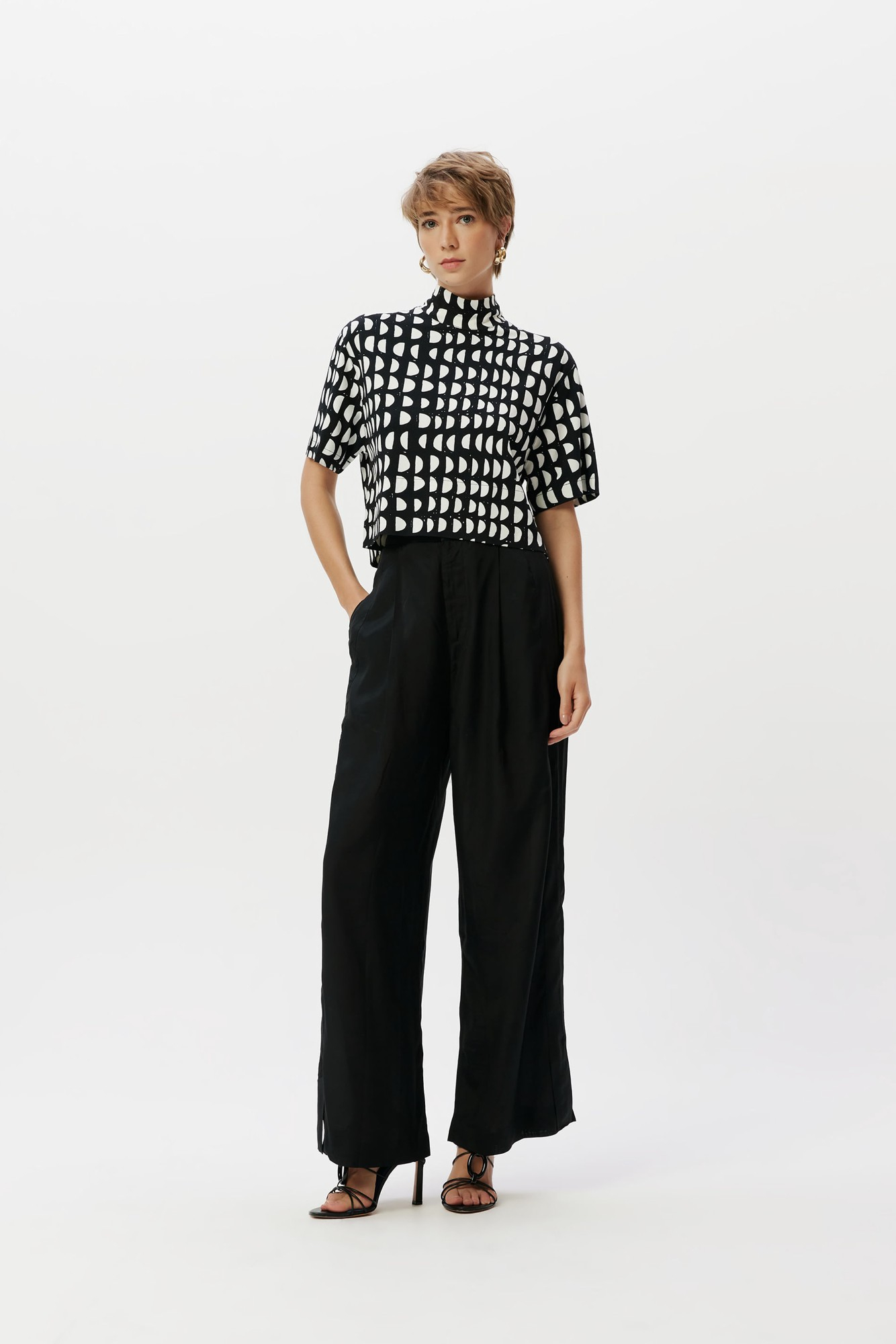 Cropped Gola Alta Seduction Prints