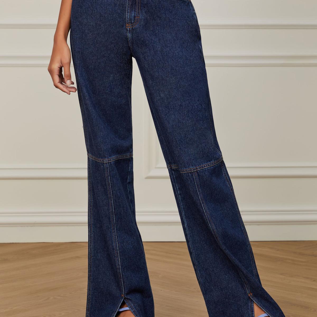Calça Jeans Boot 70s Fenda Frontal