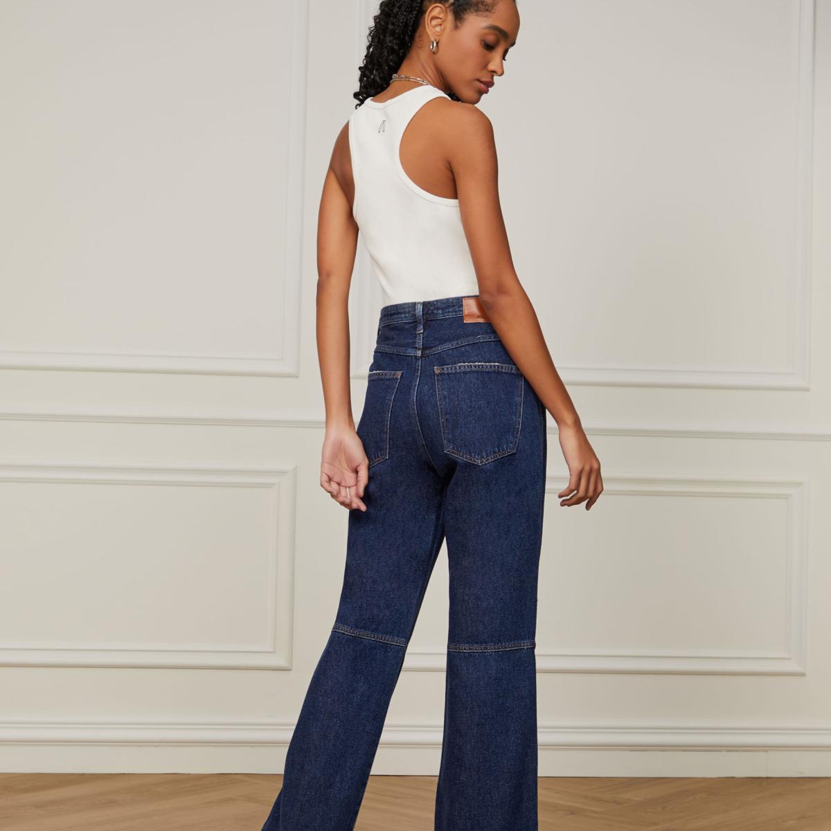 Calça Jeans Boot 70s Fenda Frontal
