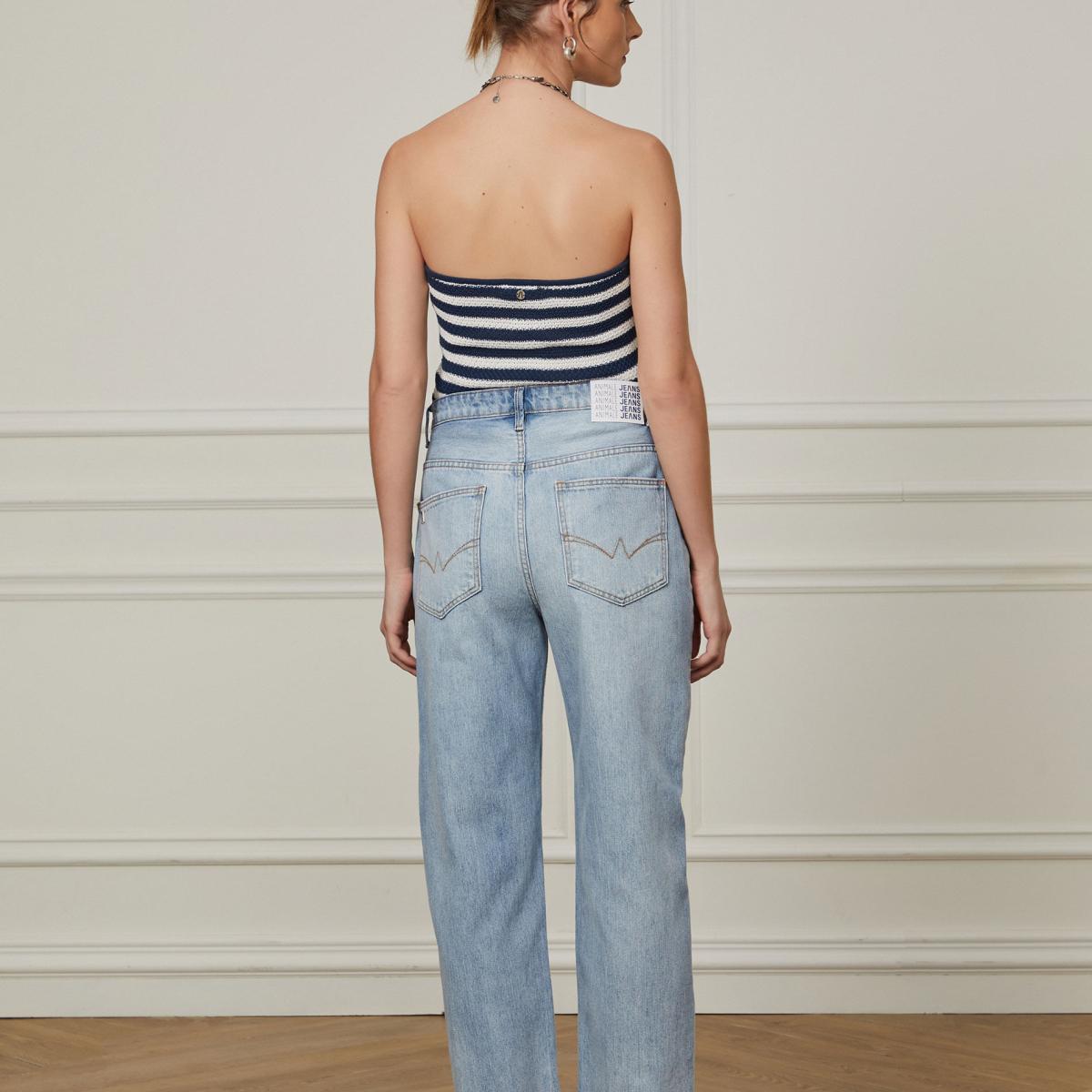 Calça Jeans Reta Rock 3d