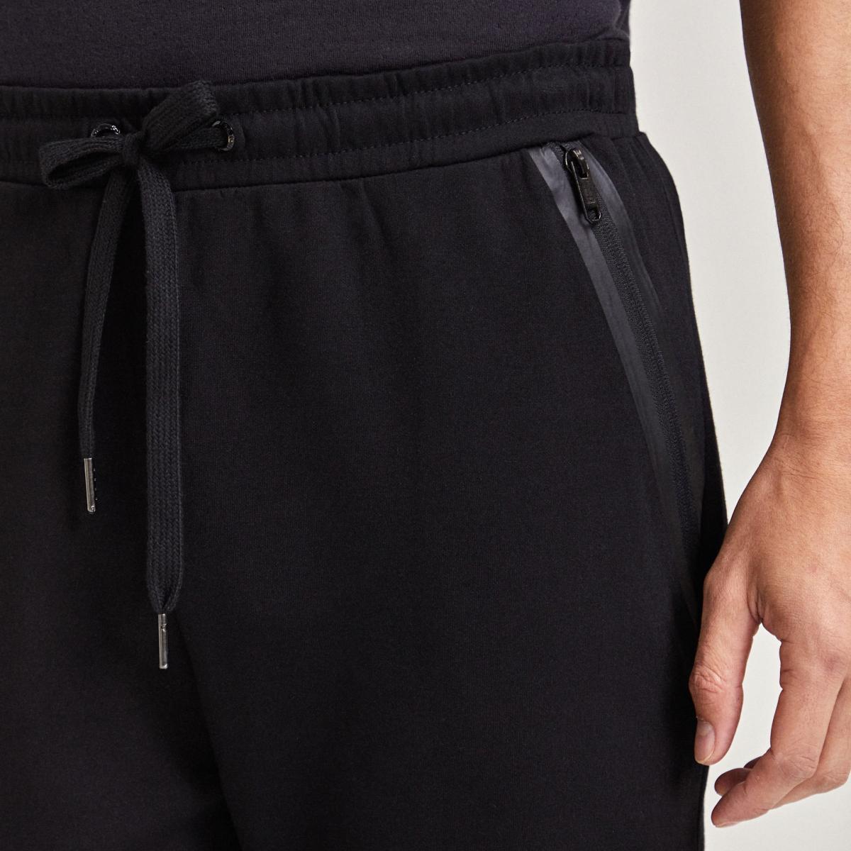 Calça Moletom Zip