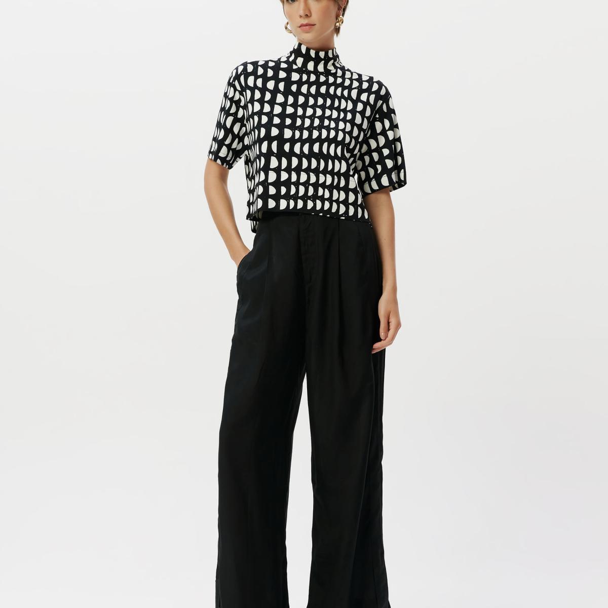 Cropped Gola Alta Seduction Prints