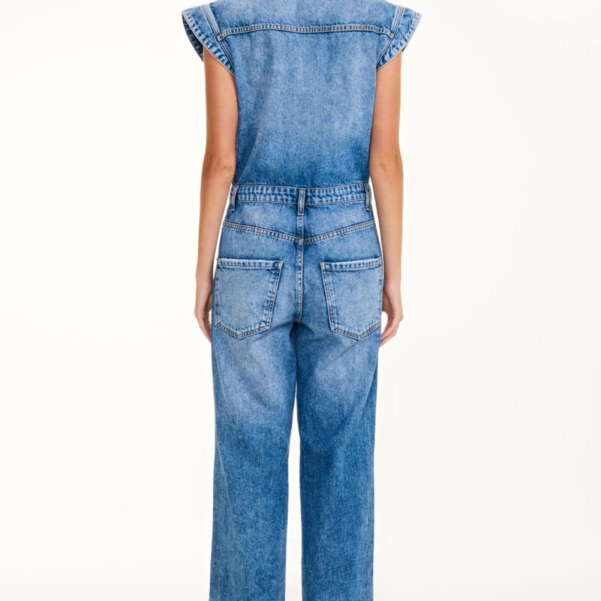 Macacão Jeans Amalfi Macacão Jeans Amalfi