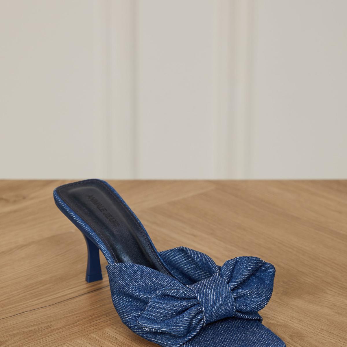 Mule Amarração Jeans