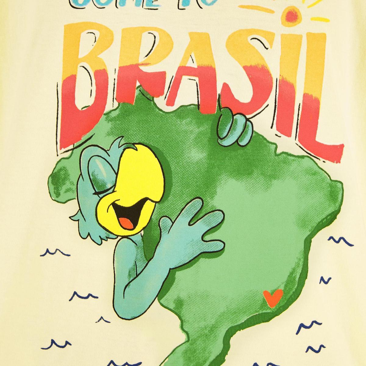 Regata Estampada Zé Come To Brasil
