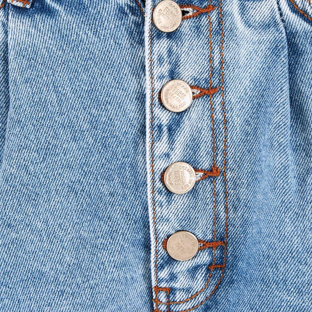 Short Re-Farm Jeans Botões