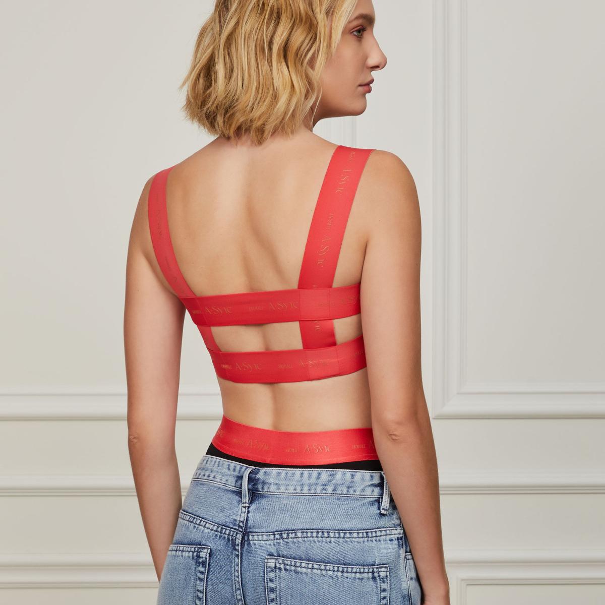 Top Cropped Com Elástico Na Cintura