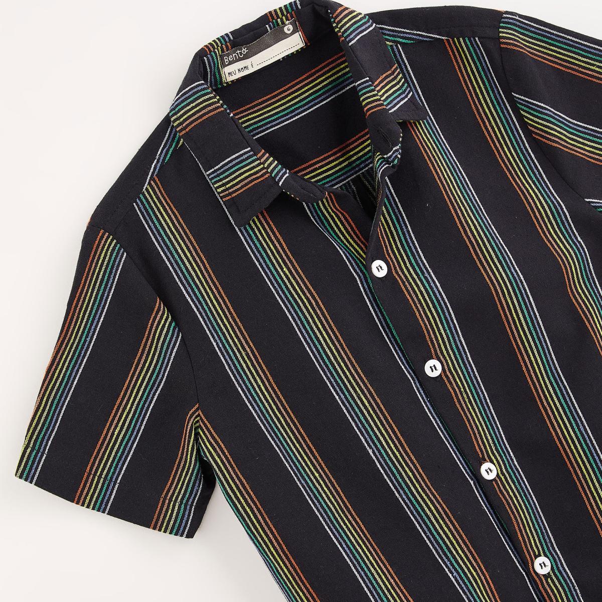 Camisa Listrado Colorido