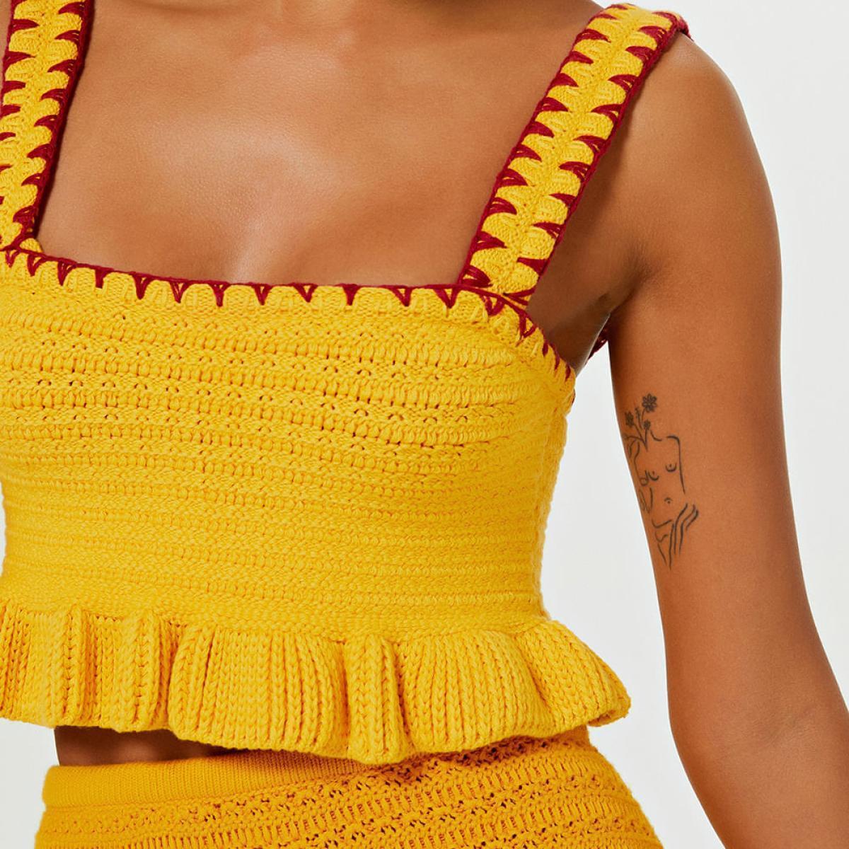 Cropped Tricot Ornela Cropped Tricot Ornela