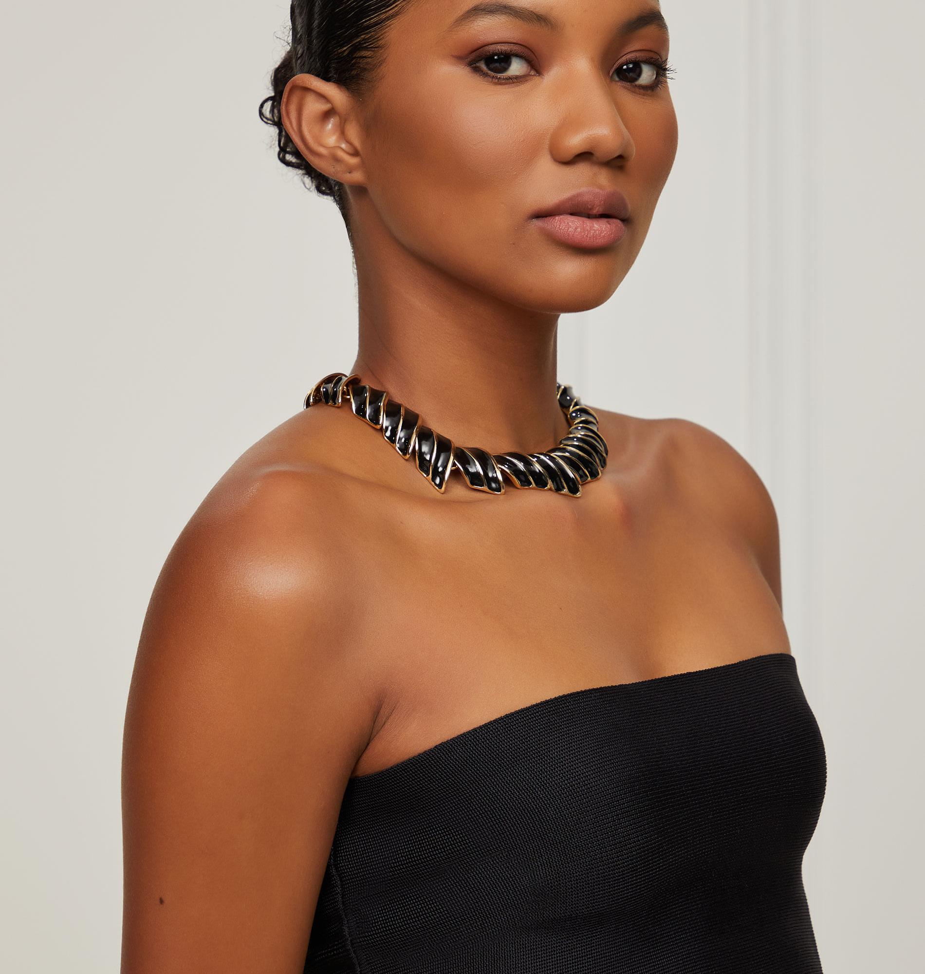 Top Estilo Faixa De Tricot Preto