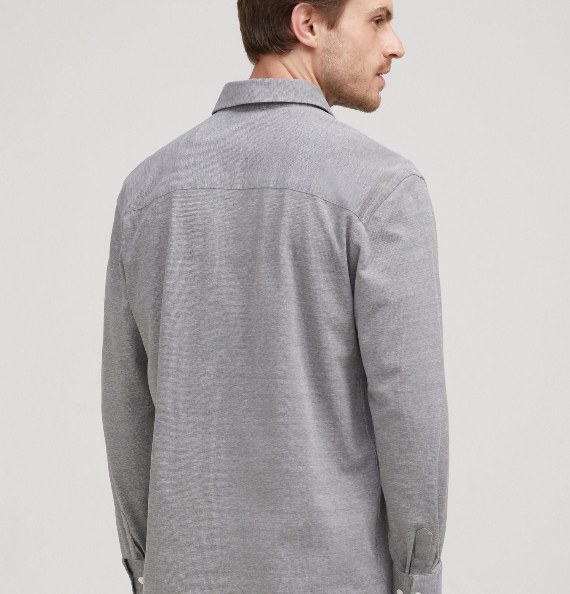 Camisa Ml Malha Oxford