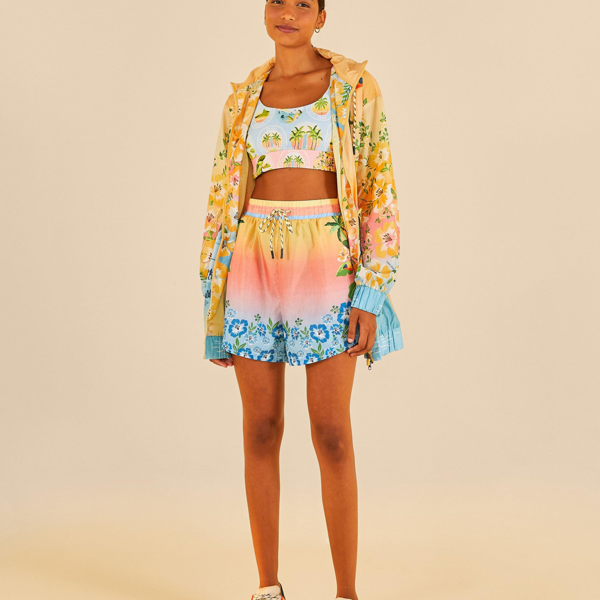 Short Estampado Dia De Sol