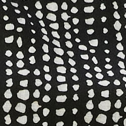 Calca Reta Viscose Pois Ponta Preto