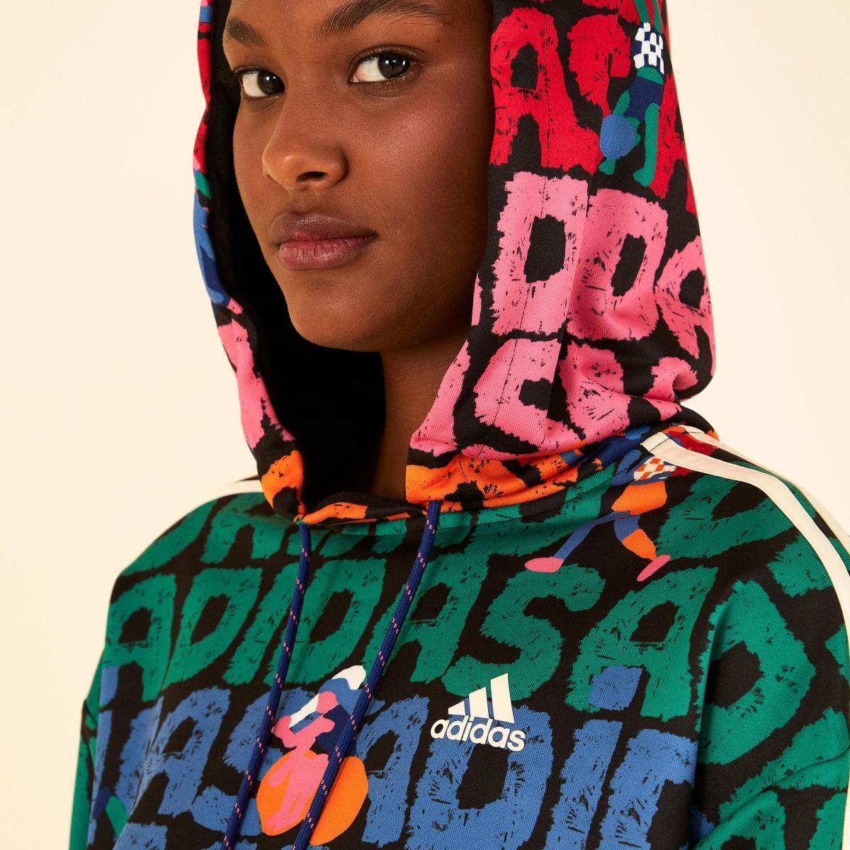Moletom Adidas Estampado In Movement Preto