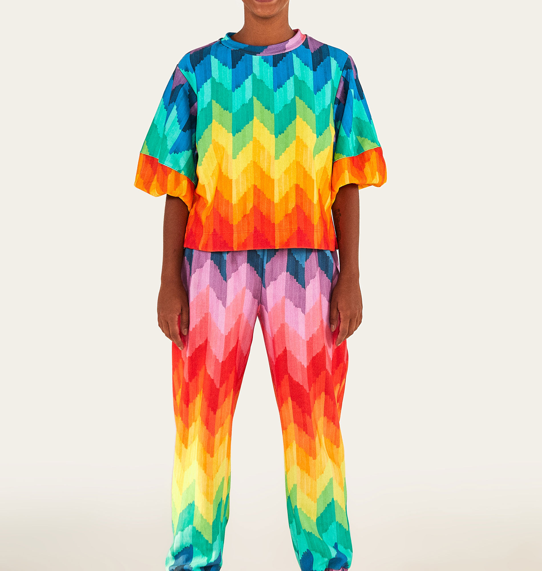 Blusa Cropped Paraiso Das Cores e