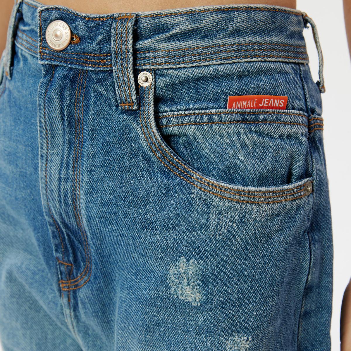 Calca Jeans Long Rise Rebolos