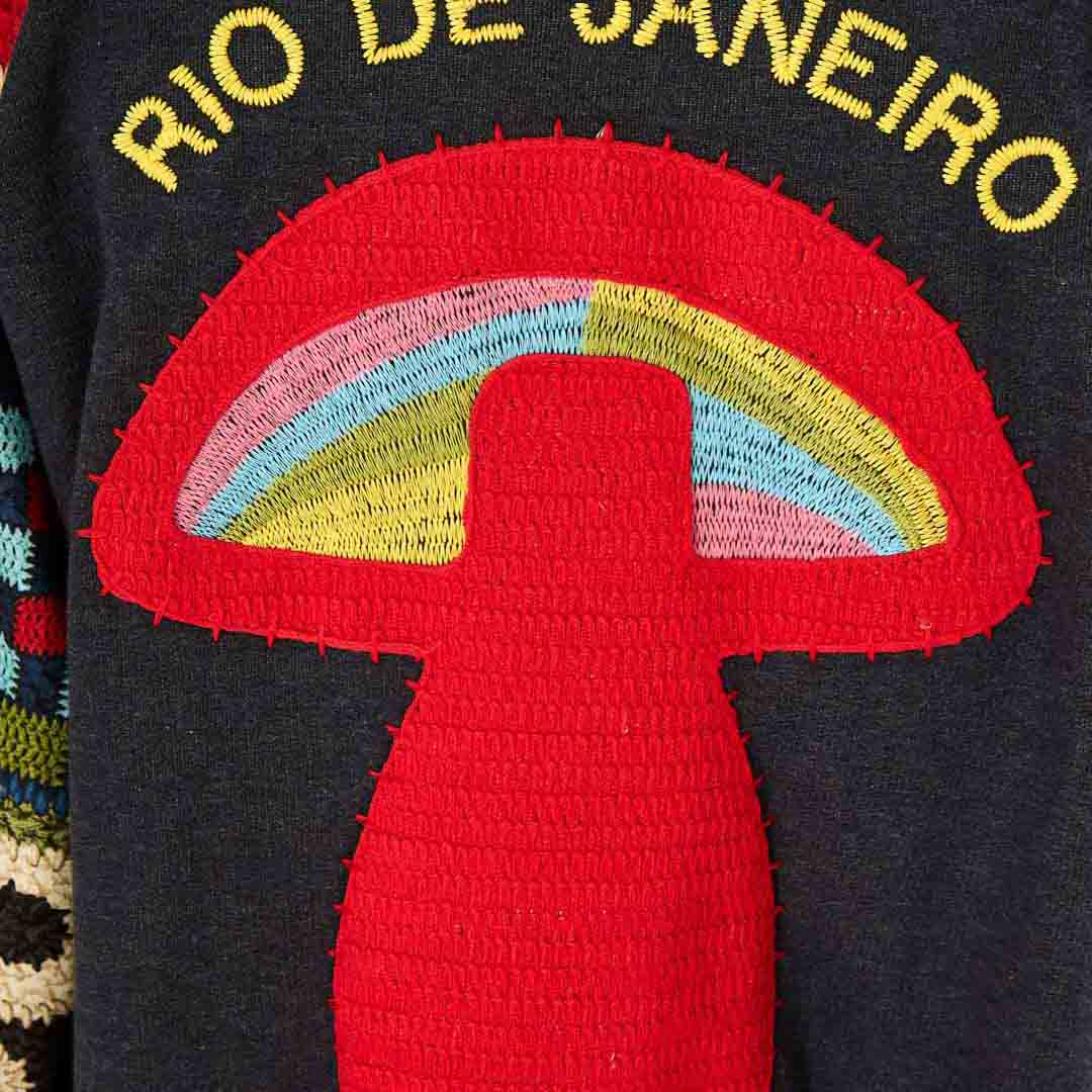 Casaco Moletom Estampado Aconchego