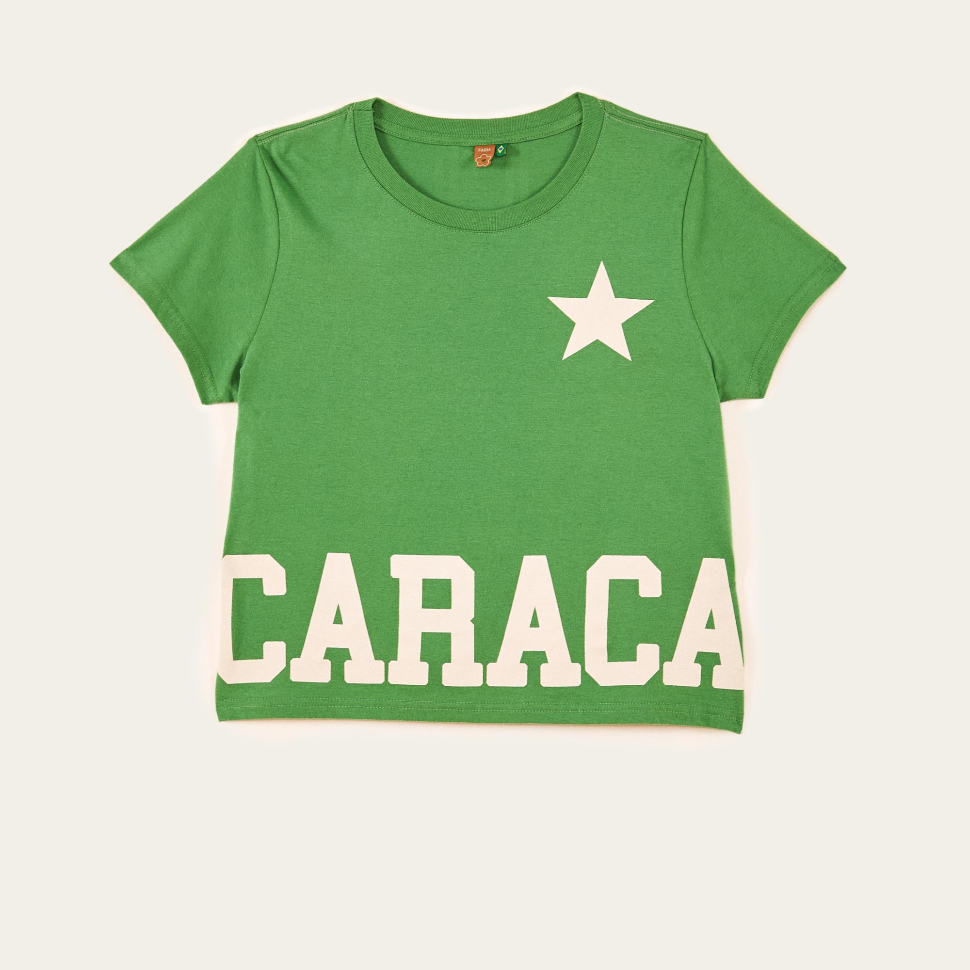 T-Shirt Fit Estampada Caraca