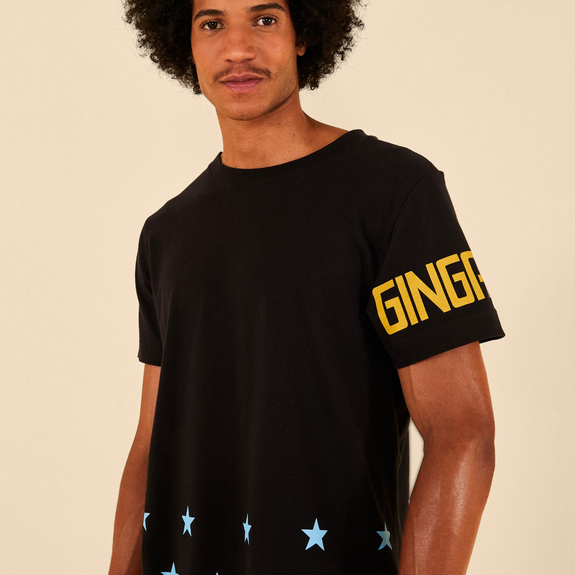 T-Shirt Média Estampada Ginga