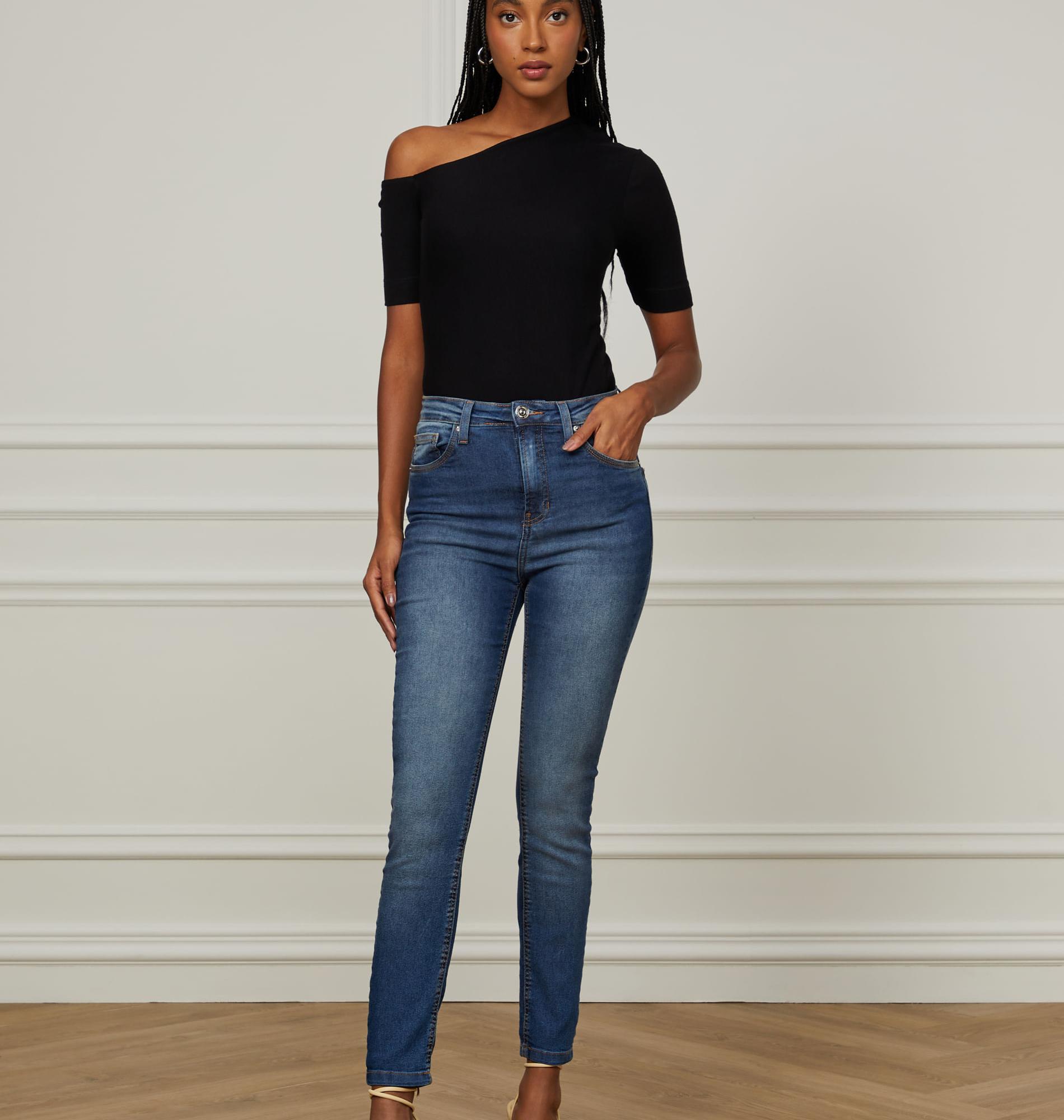 Blusa Rib Decote Angular