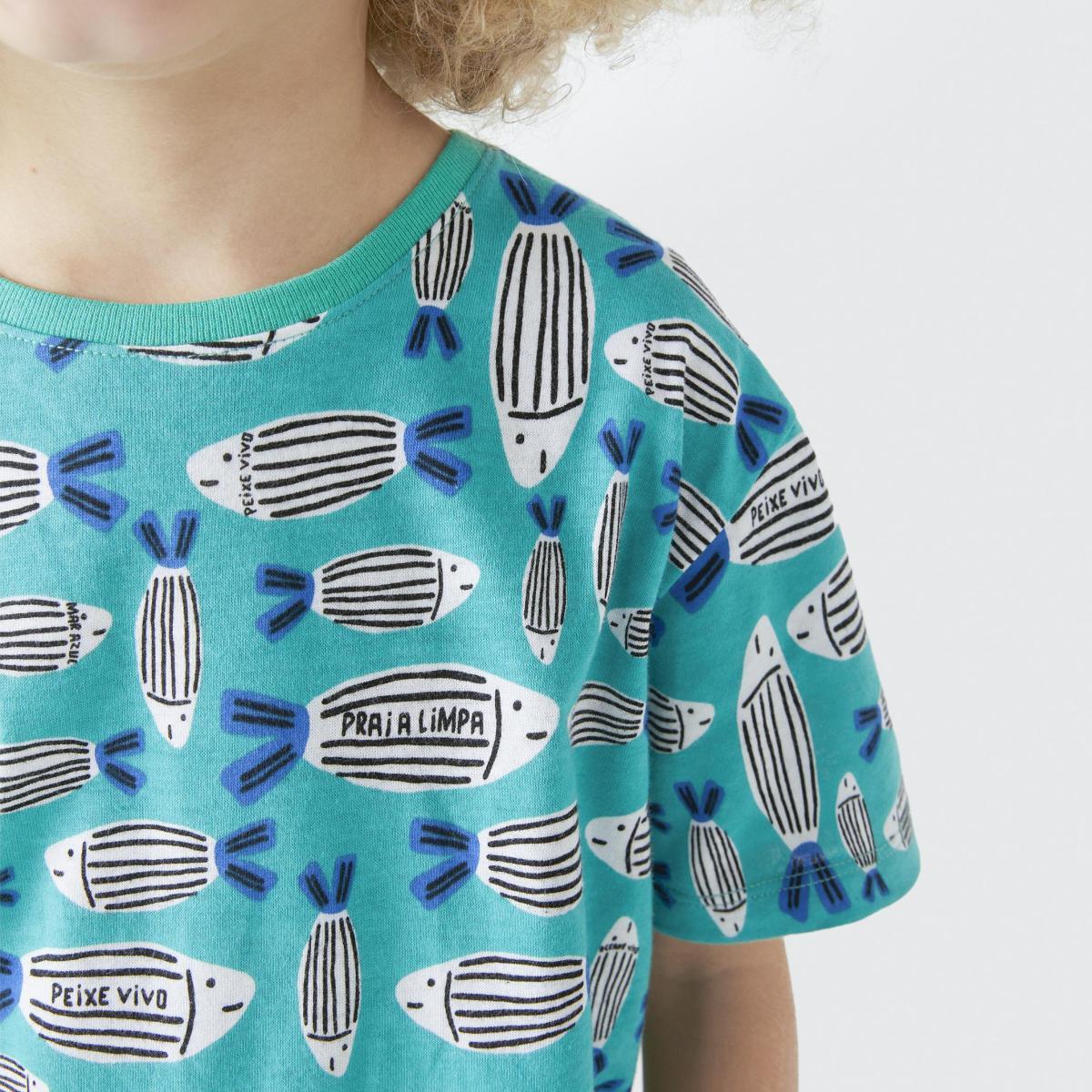 Camiseta Malha Peixe Vivo Camiseta Malha Peixe Vivo