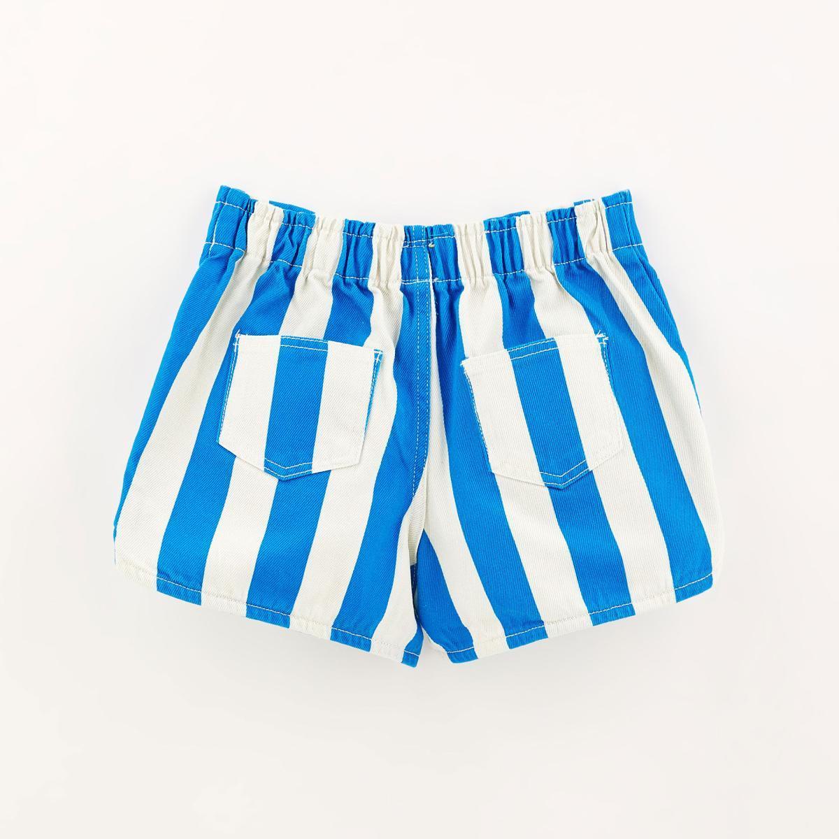 Short Sarja Elastico Listras Short Sarja Elastico Listras