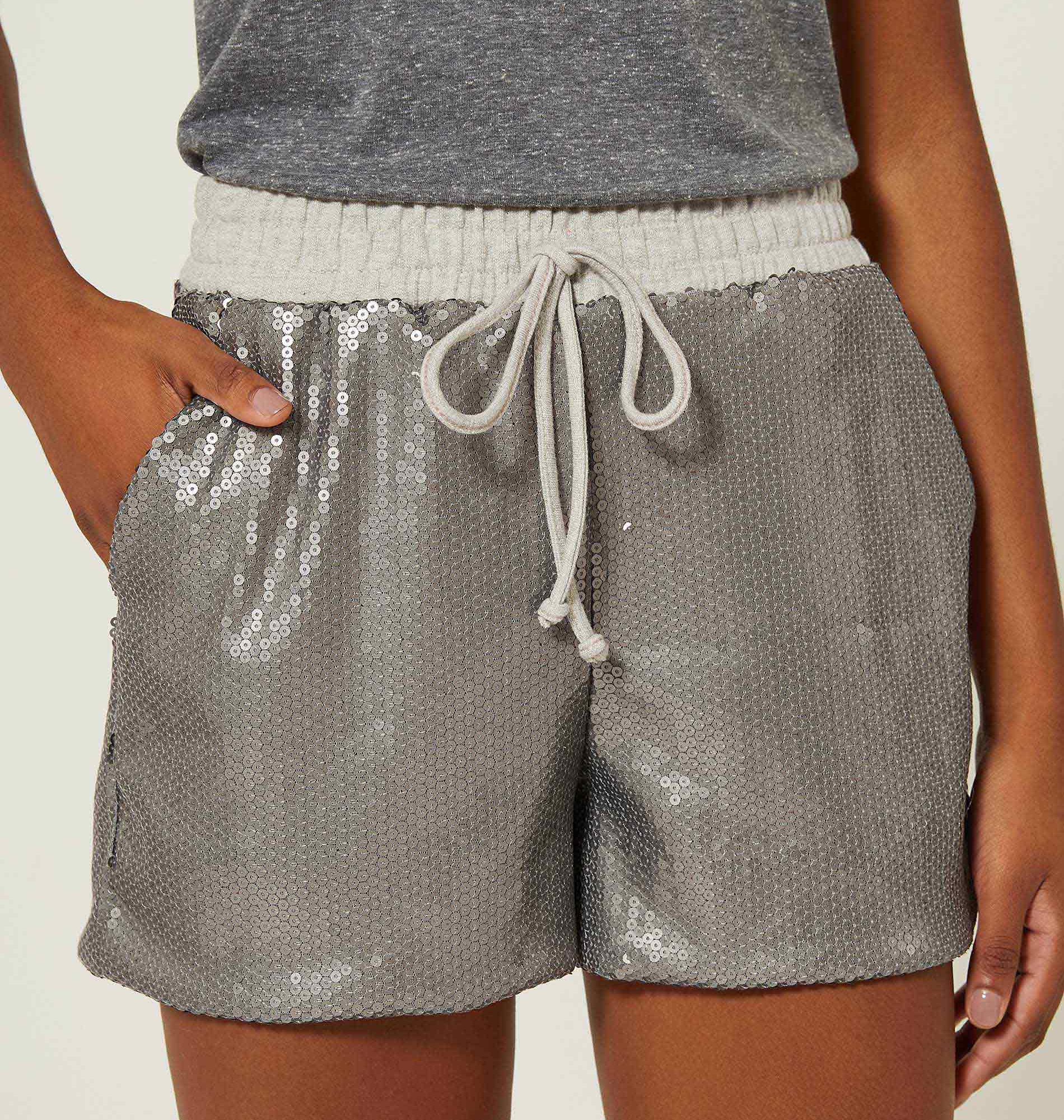 Short Boxer Paetê Mescla