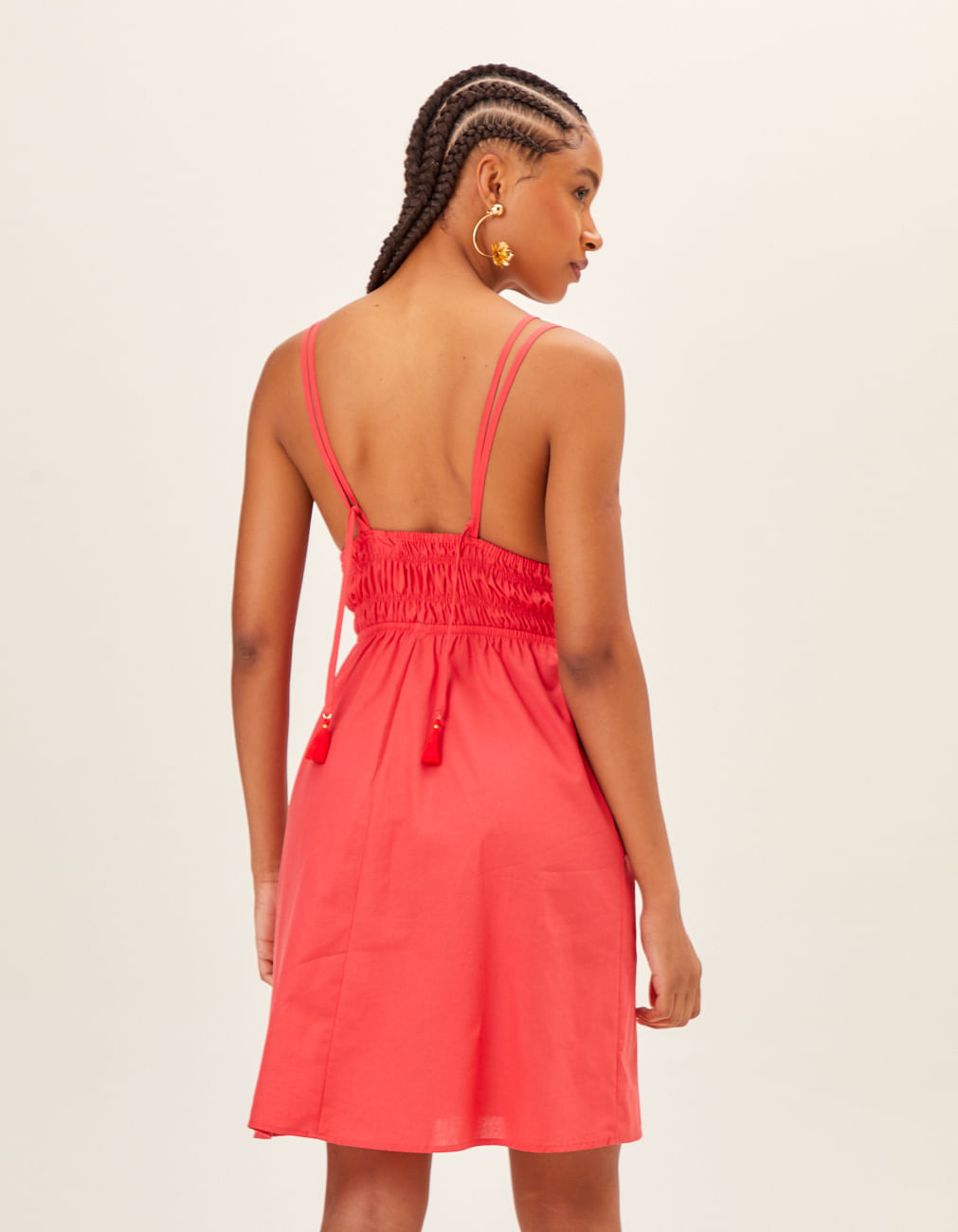 Vestido Alça Dupla