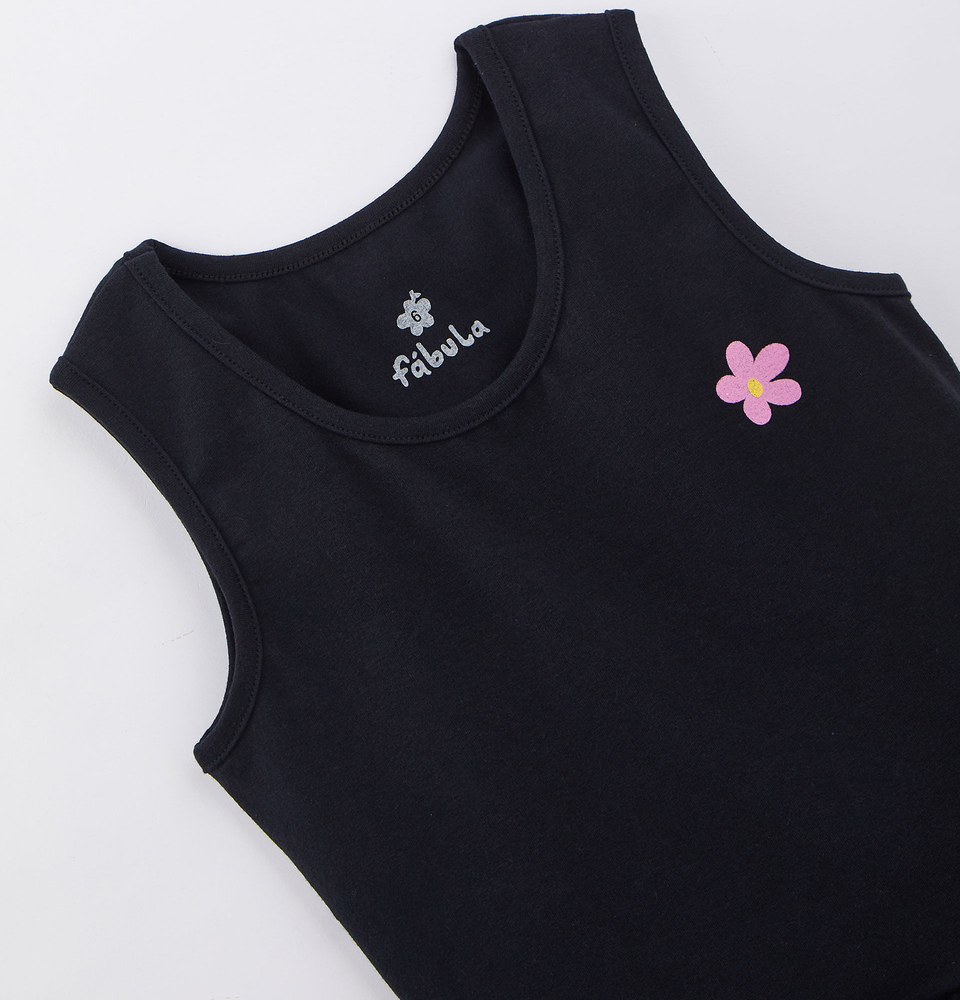 Blusa Básica Babadinhos Sem Manga