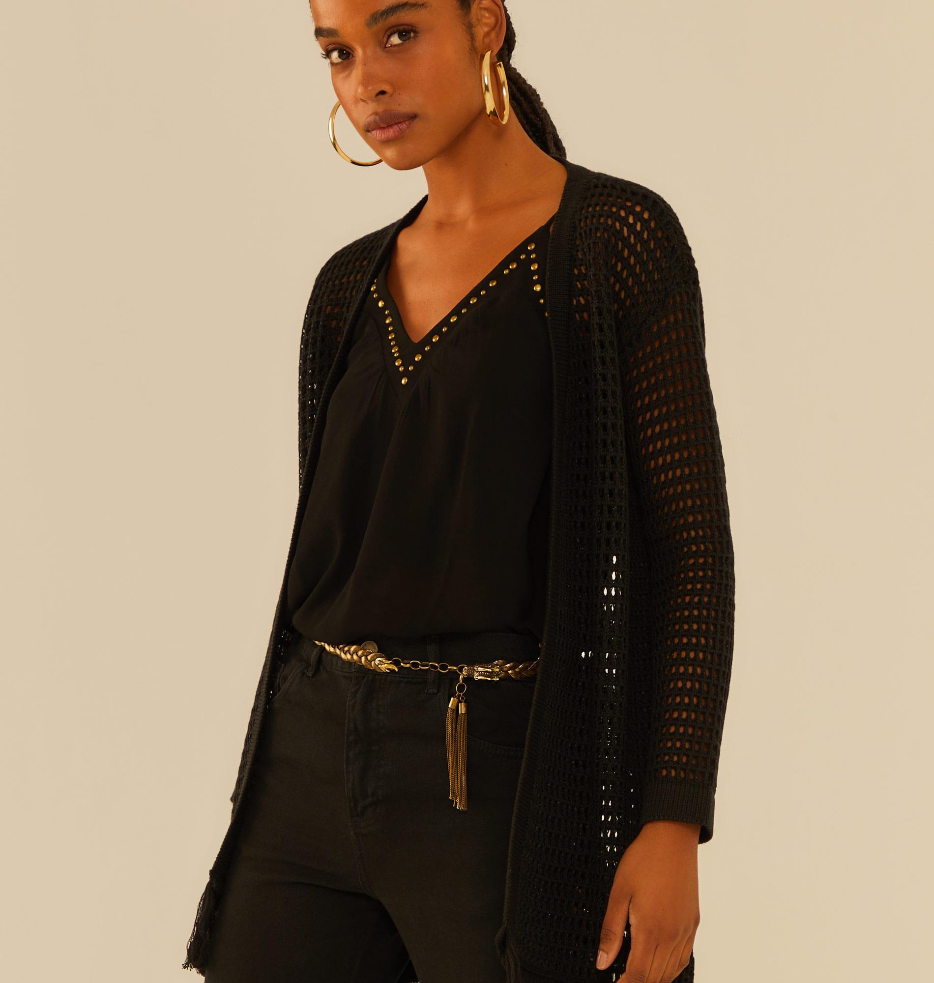 Blusa De Alça Ggt Tachas