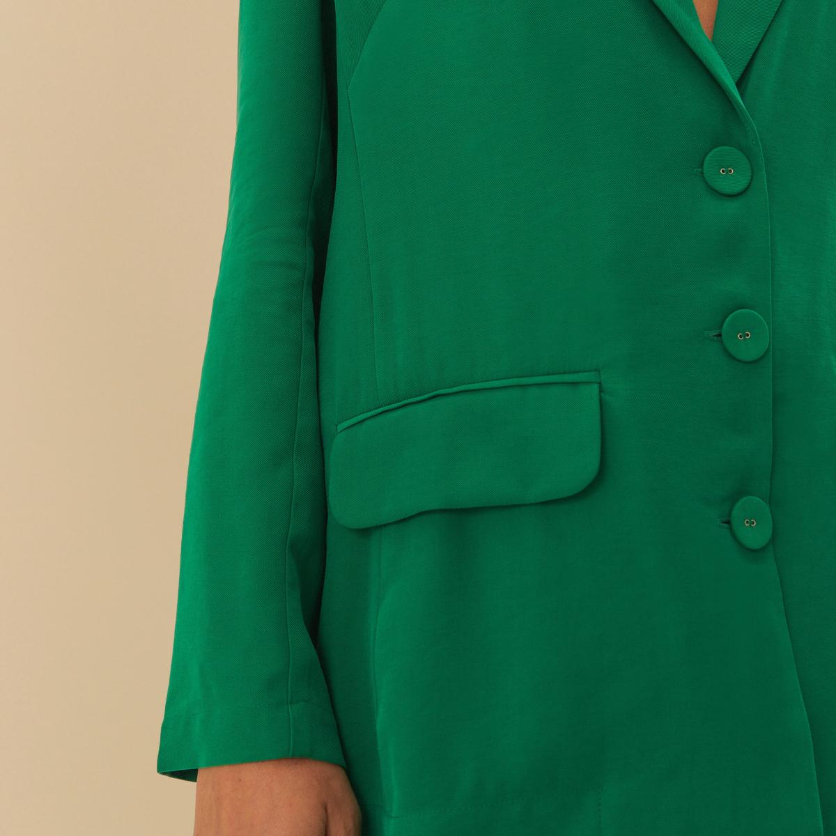 Blazer Alfaiataria Bolso
