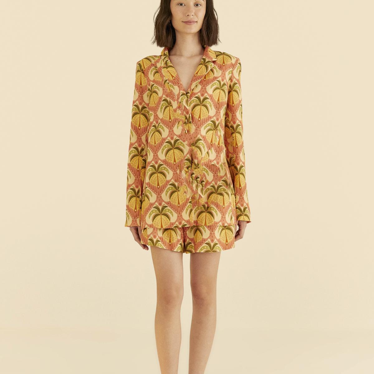 Blazer Estampado Coqueirou
