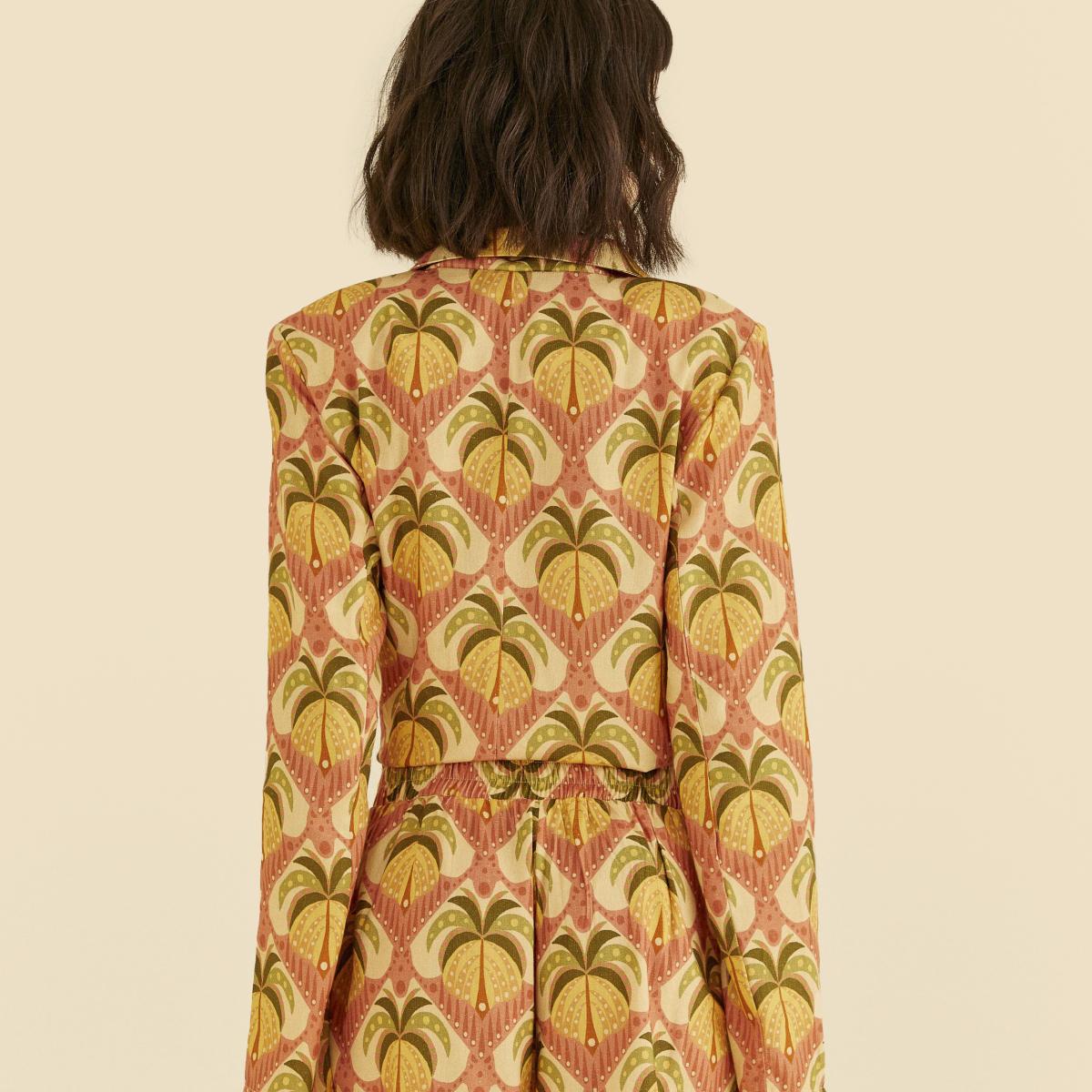 Blazer Estampado Coqueirou