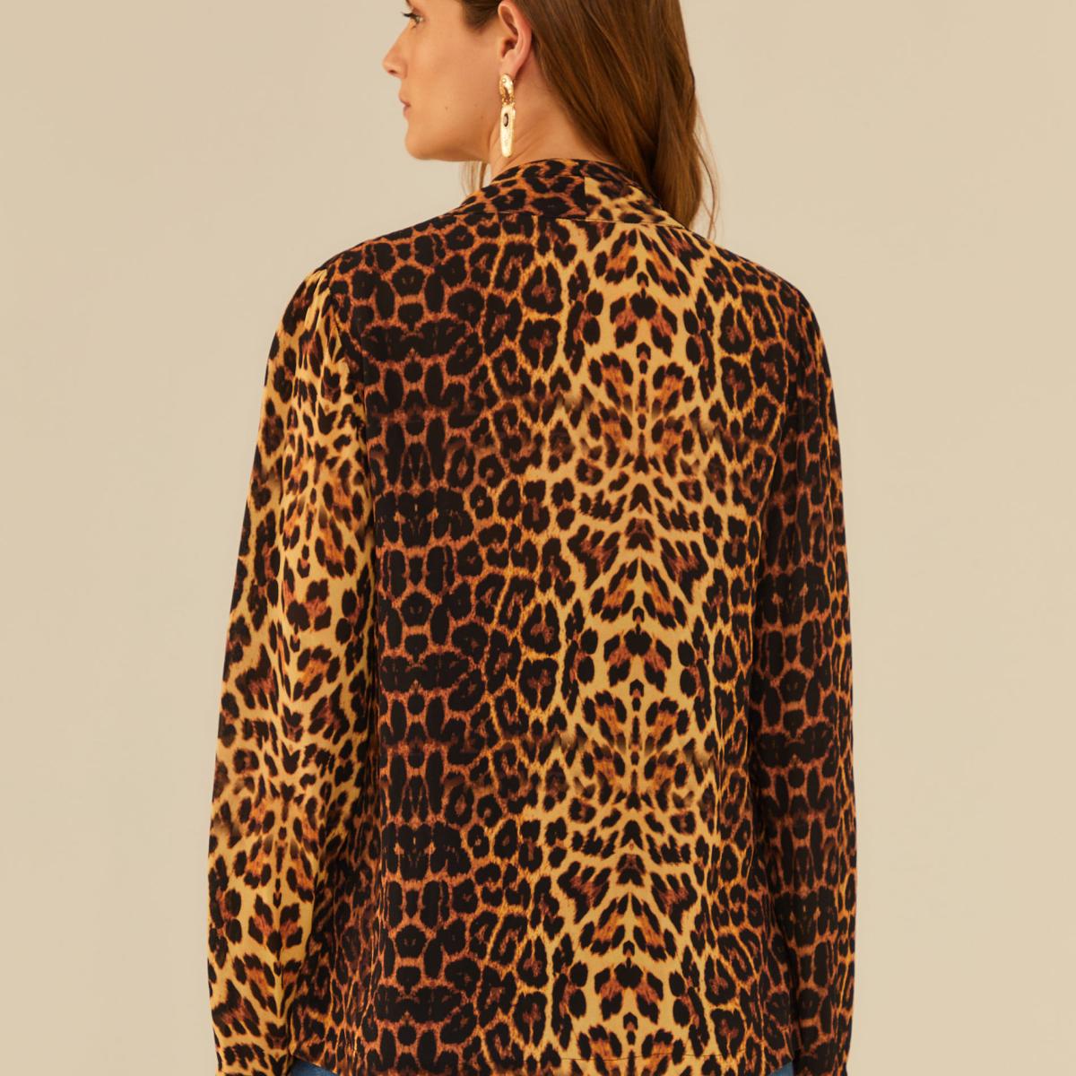 Blazer Ggt Estampa Guepardo
