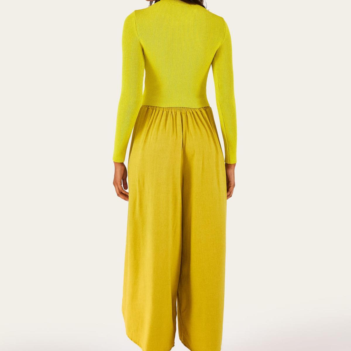 Blusa Básica Tricot Manga Longa
