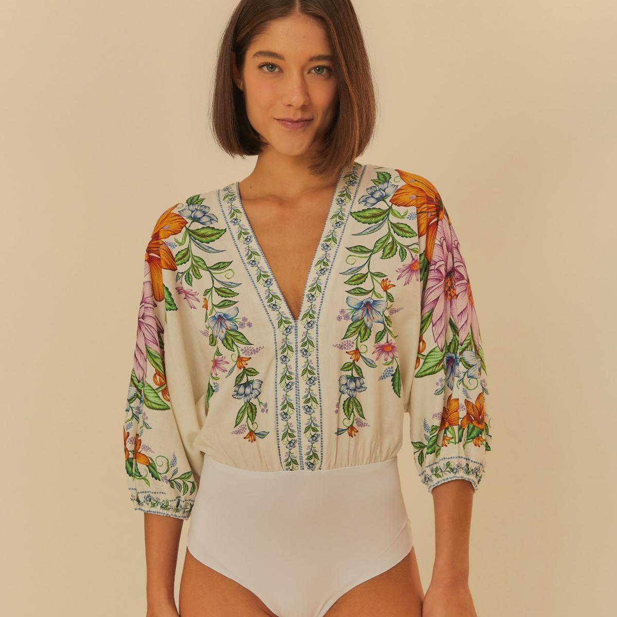 Body Estampado Delicadeza De Fruta