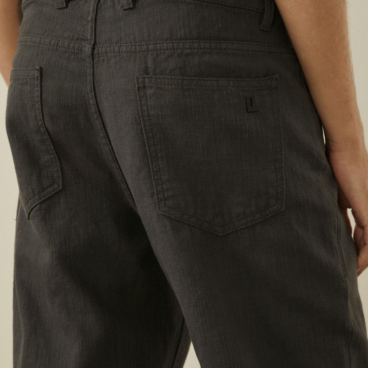 Calça 5 Pockets Linho Toscana