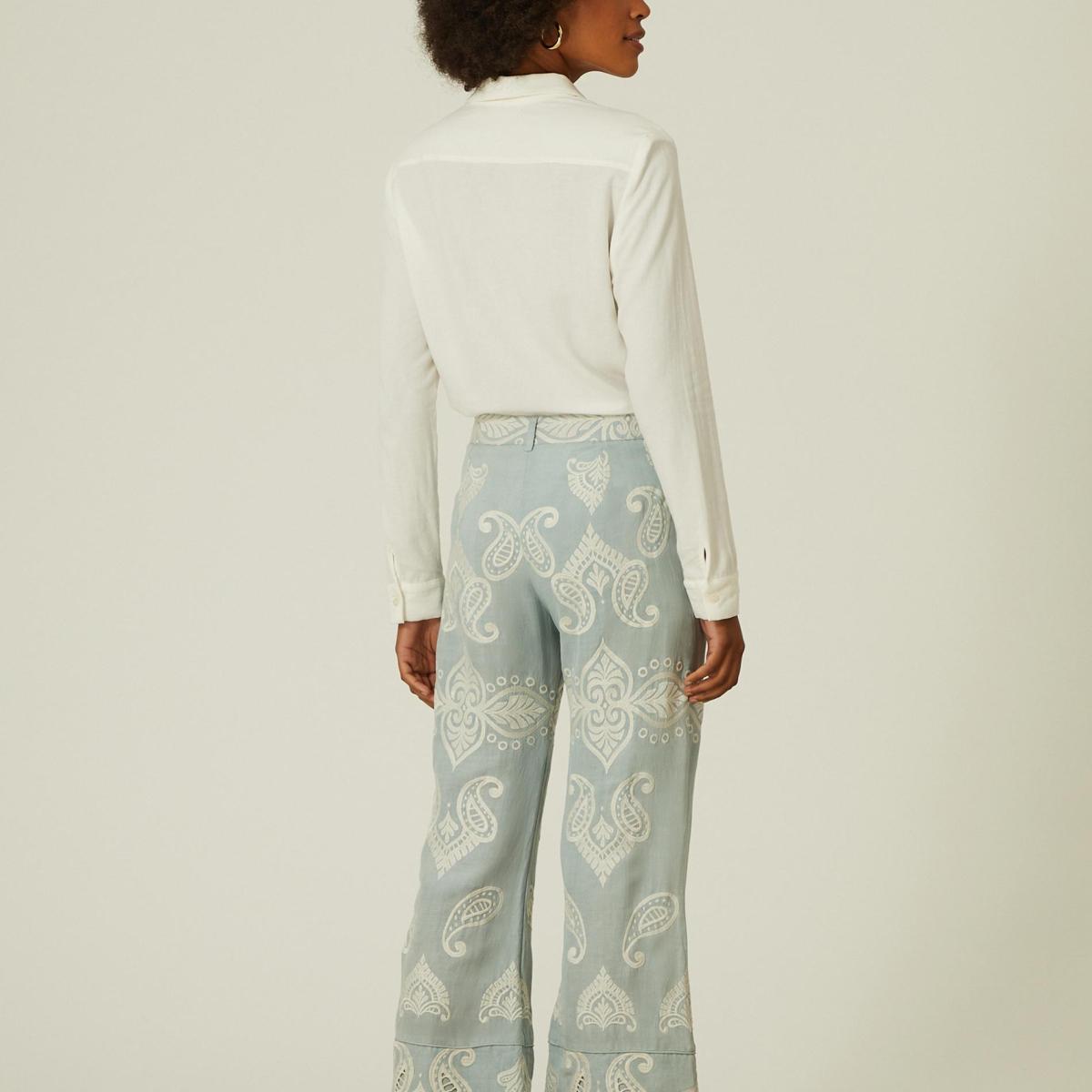 Calça Bordado Cristal Calça Bordado Cristal