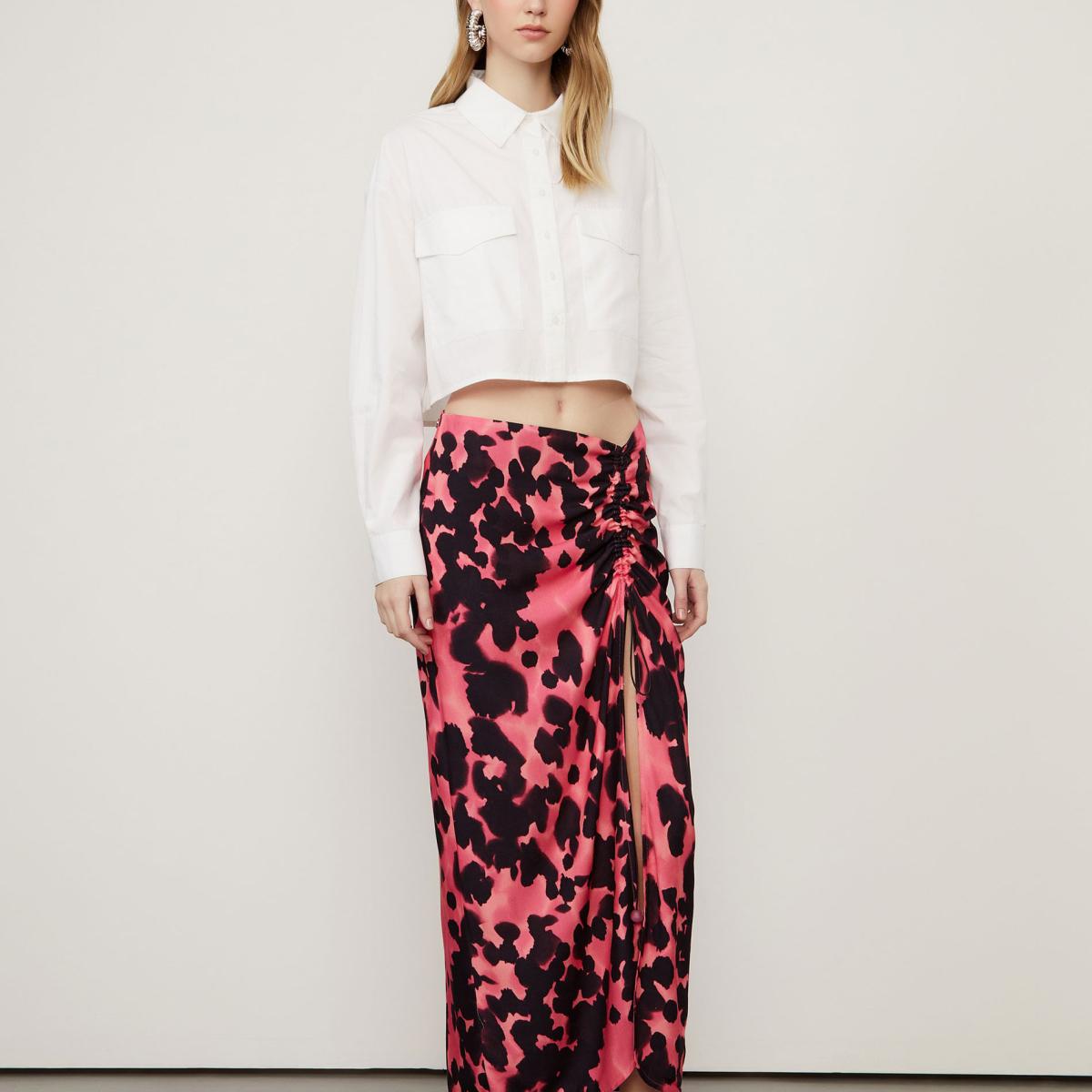 Camisa De Algodão Cropped