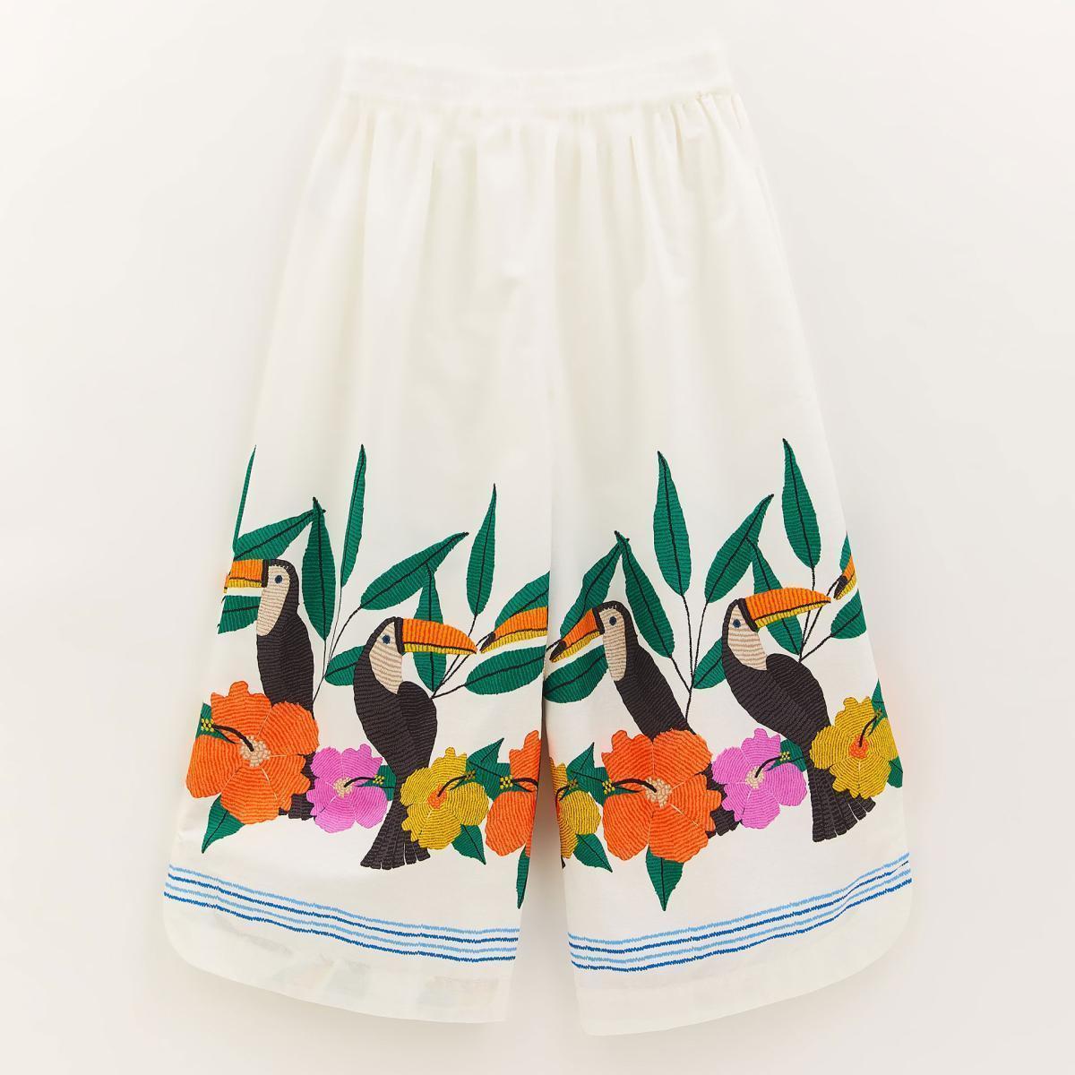 Short Lenço Canto Dos Tucanos Short Lenço Canto Dos Tucanos