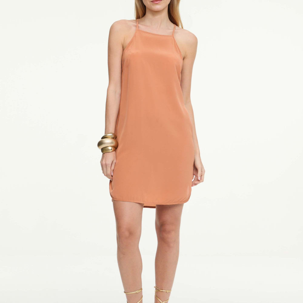 Vestido Curto Seda