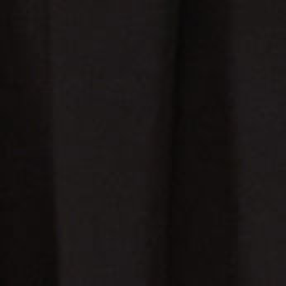 Vestido De Seda Midi Preto Borda Festonê