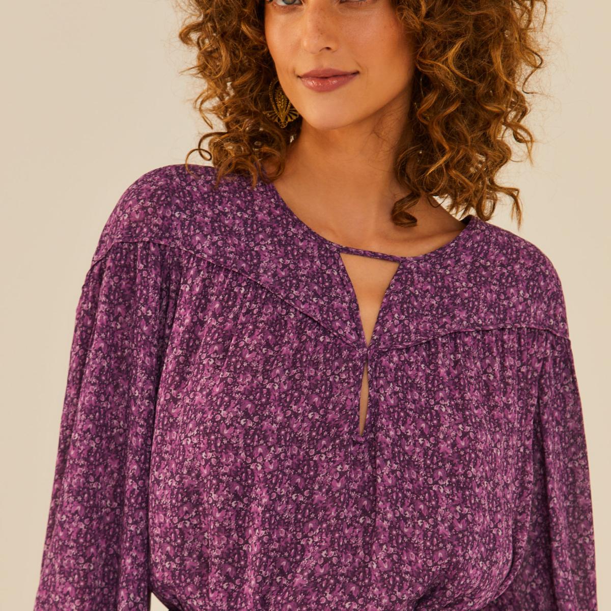 Vestido Midi Ggt Estampa Matiz