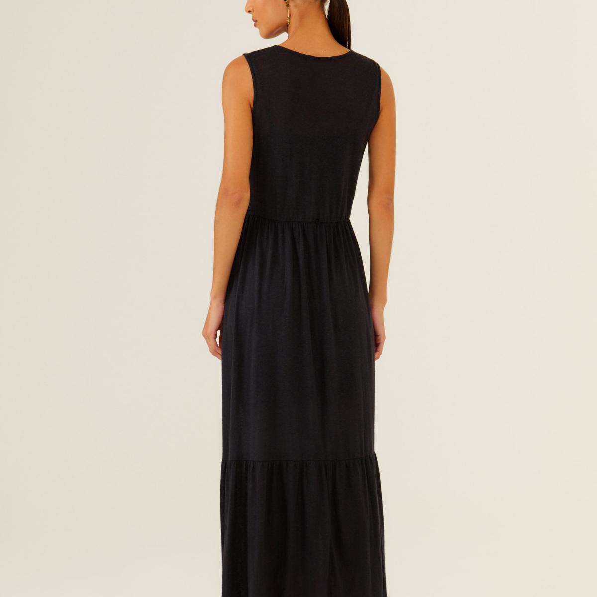 Vestido Midi Pala Bordada Vestido Midi Pala Bordada