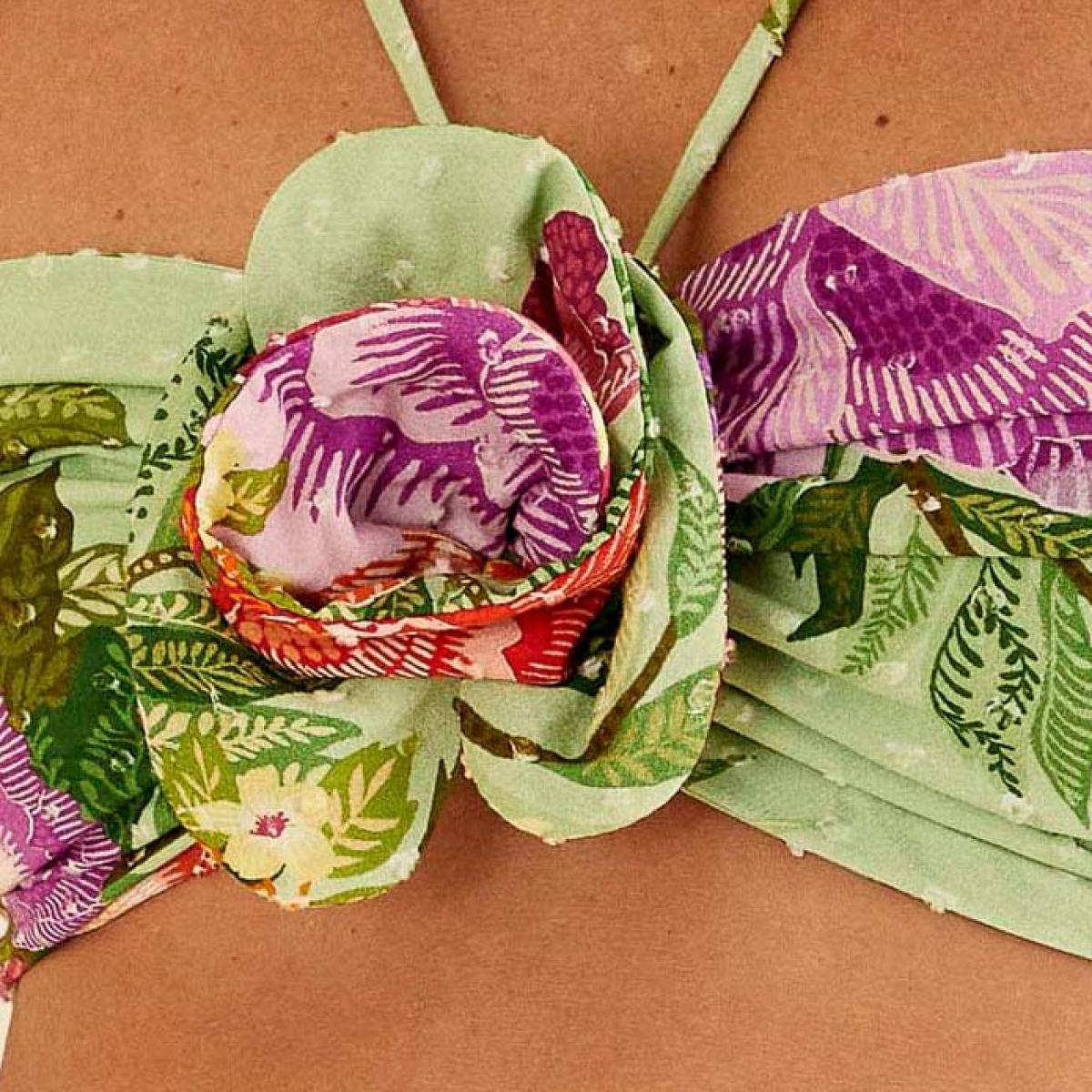 Top Estampado Bouquet De Verão