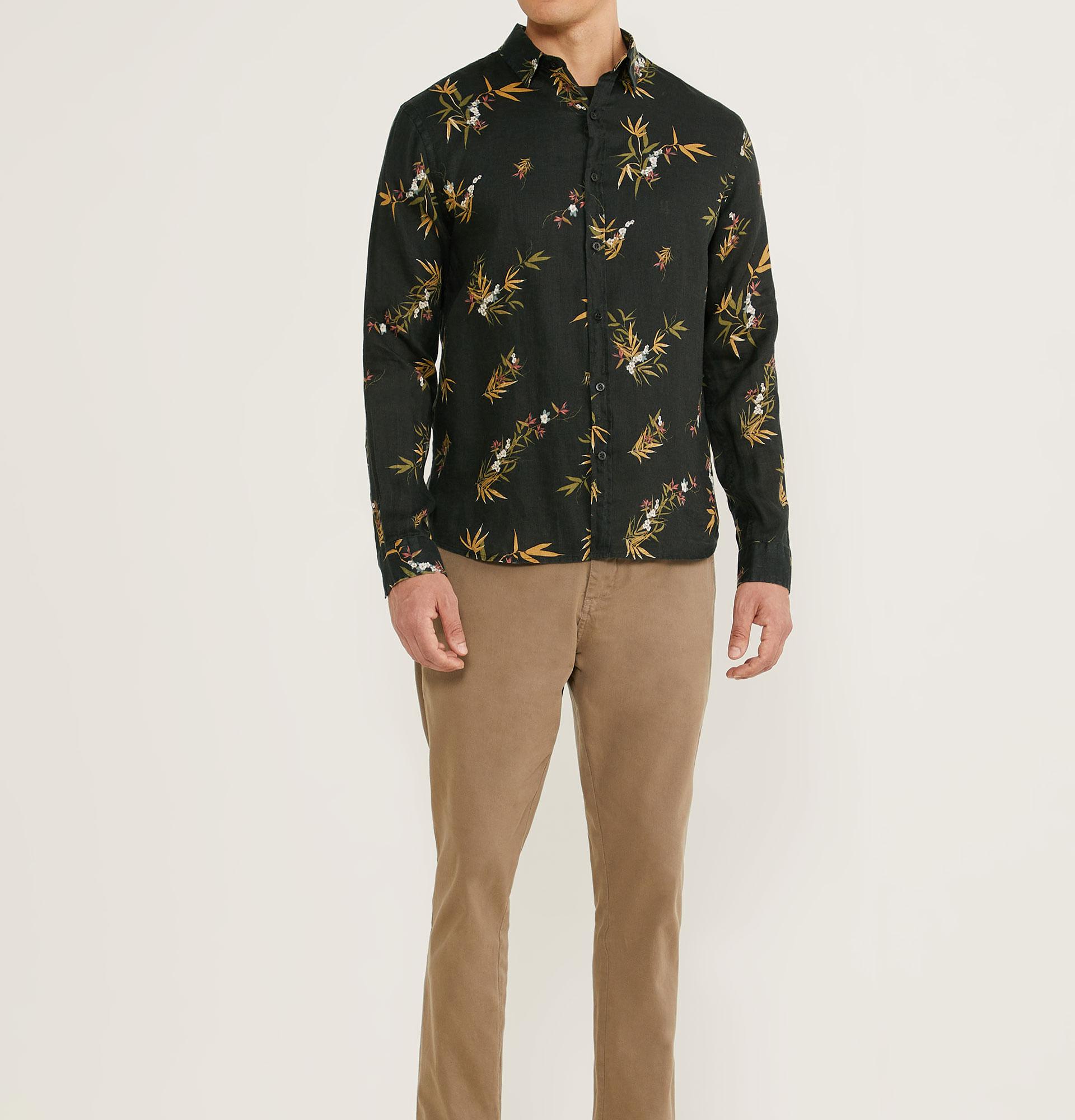 Camisa Ml Puro Linho Paraiso