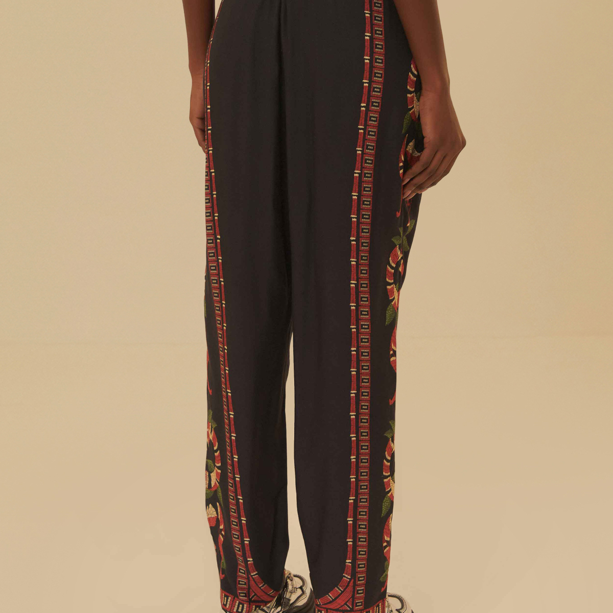 Calça Estampada Guaraná Coral